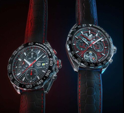 Los dos TAG Heuer x Mario Kart